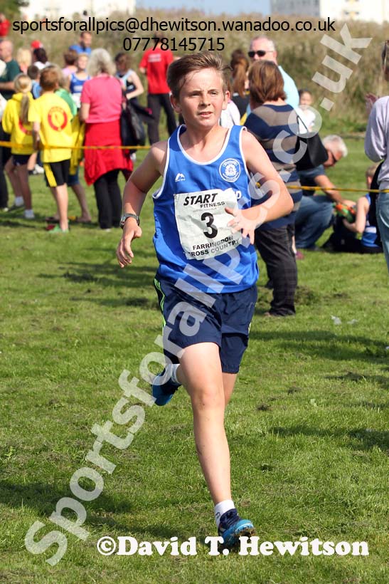Boys under-15s Sunderland Harreirs Cross Country. Photo: David T. Hewitson/Sports for All Pics